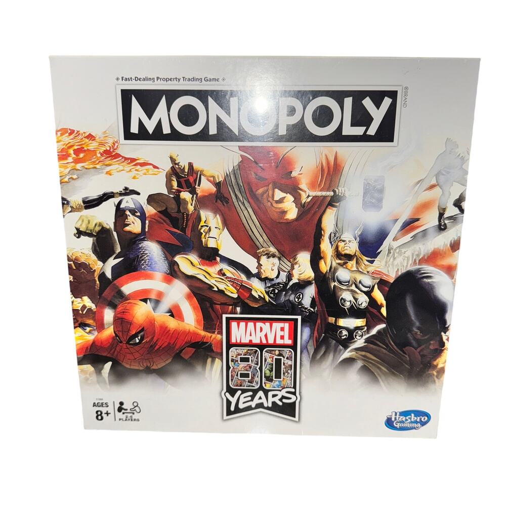 Monopoly Marvel 80 Years Edition Board Game 2018 Hasbro New Sealed